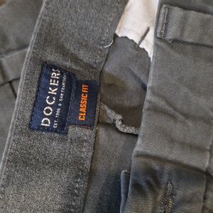 Dockers Classic Charcoal Trousers 38x32
